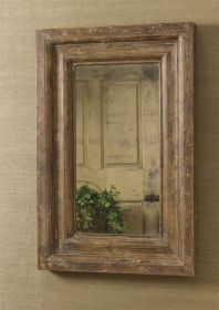 Distressed Wood Mirror