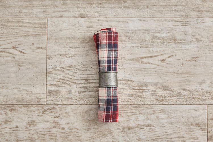 Round Cuff Napkin Ring - Galvanized