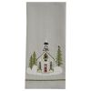 Church Christmas Dishtowel