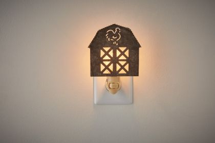 Barn Night Light - Galvanized