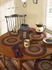 Folk Art Braided Round Placemat