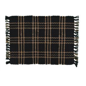 Sturbridge Chindi Placemat - Black