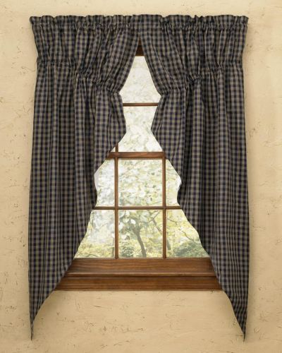 Sturbridge Lined Gathered Swag - 63"L - Navy