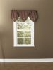 Sturbridge Patch Lined Triple Point Valance - Wine