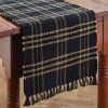 Sturbridge Chindi Table Runner - 54"L - Black