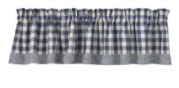 York Lights Valance - Blue - 14"L