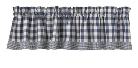 York Lights Valance - Blue - 14"L
