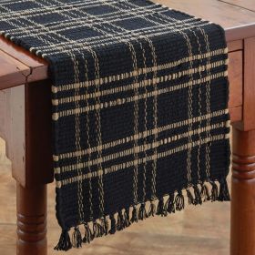 Sturbridge Chindi Table Runner - 36"L - Black