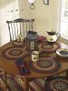 Folk Art Braided Round Placemat