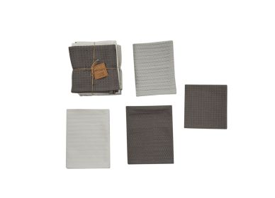 Collin 3 Dishtowel & 1 Dishcloth Set - Solids