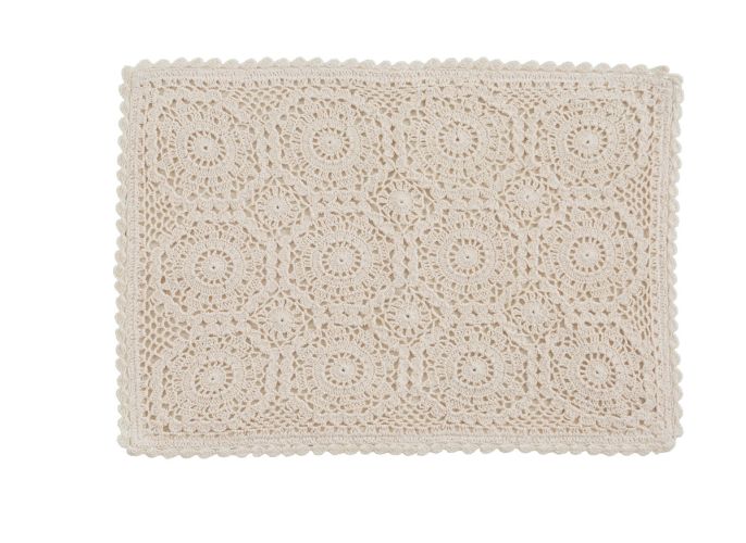 Lace Placemat - Cream