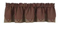 Sturbridge Lined Point Valance - Wine