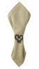 Forged Heart Napkin Ring - Iron Finish