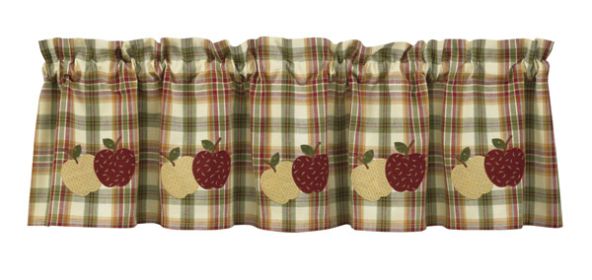 Apple Lined Valance