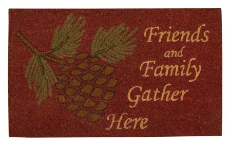 Pinecone Doormat