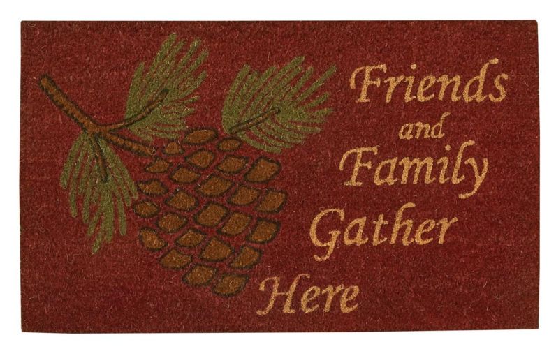 Pinecone Doormat