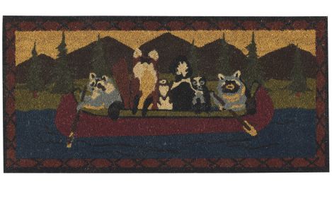 Animal Canoe Door Mat
