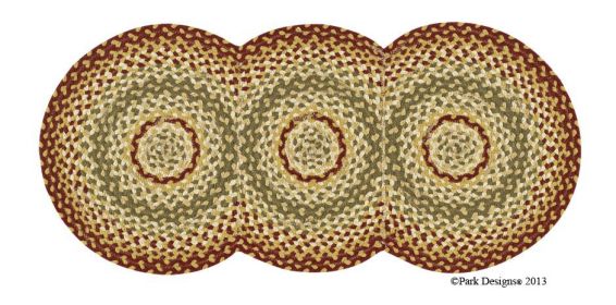 Mill Village Braided Table Runner - 34"L