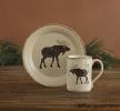 Rustic Retreat Salad Plate - Moose