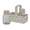 Grater Caddy with Mason Jar Salt & Pepper Set