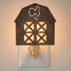 Barn Night Light - Galvanized