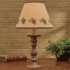 Pinecone Embroidered Shade - 10"