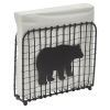 Black Bear Wire Lunch Napkin Holder