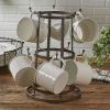 10 Mug Metal Mug Rack