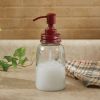 Mason Jar Dispenser - Red