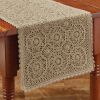 Lace Table Runner - 36"L - Oatmeal
