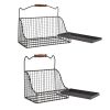 Hanging Wire Baskets - Set of 2