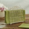 Garden Gate Napkin Holder - Cream