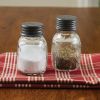 Mason Glass Jar Salt and Pepper Set