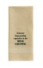 Beer Crisper Embroidered Dishtowel