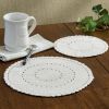 Lace Trivets Set - Cream