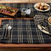 Sturbridge Chindi Placemat - Black
