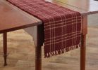 Sturbridge Chindi Table Runner - 54"L - Wine