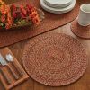 Allspice Braided Round Placemat
