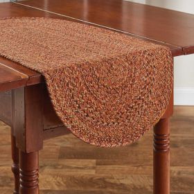 Allspice Braided Table Runner - 54"L