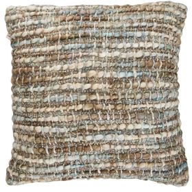 Chunny 18" Pillow with Feather Down Insert Mist