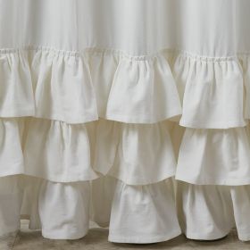 Ruffled Shower Curtain
