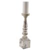Brighton Wood 18" Candlestick - White