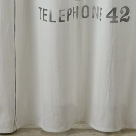 Seed Sack Shower Curtain