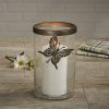 Galvanized Butterfly Vase Ring