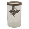 Galvanized Butterfly Vase Ring
