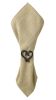Forged Heart Napkin Ring - Iron Finish