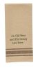 An Old Bear And Honey Live Here Dishtowel