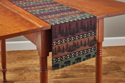Mountain Bear Table Runner - 54"L