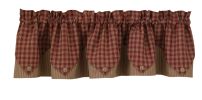 Sturbridge Lined Point Valance - Wine