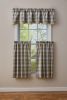 Prairie Wood Lined Layered Valance